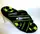 черно-зеленые шлепки "Futbol" - Турция черный