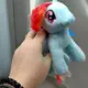 Мягкая игрушка "My little pony. Рейнбоу Деш" (15 см) голубая
