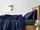 Полутораспальный комплект DARK BLUE SATIN CS5