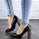 Туфли женские на каблуке Fashion Tita 2054 40 размер 25 см Черный