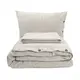 Постельное белье Lotus Home Washed cotton - Daften kahve-bej семейный