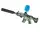Автомат Silencer, стреляющий орбизами, глушитель, дуло, USB-кабель, 2 принципа работы, очки. Black and green (154523)