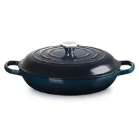 Кастрюля Le Creuset Signature Cast Iron Shallow Casserole 21180301294475 3.5 л 30 см чорна