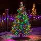 Гирлянда Нить уличная 30 (м) 300 LED черный провод Мультиколор CF300L30MBML