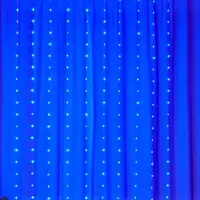 Гірлянда світлодіодна від мережі Штора Y-033B 19645 3х2 м 280 LED синя
