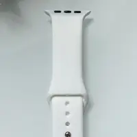Силиконовый ремешок для умных часов Smart Watch 38/40 (Белый)