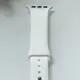 Силиконовый ремешок для умных часов Smart Watch 38/40 (Белый)