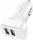 Автомобильное зарядное устройство GOLF GF-C11 Car charger 2USB 2.1A White