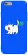 Чехол-накладка TOTO Pure TPU 2mm Print Case Apple iPhone 6/6s #6 Cat Puk Blue