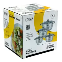 Набір каструль Rotex Lamezia RС305-8L 8 предметів