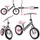 Беговел детский двухколесный для малышей MoMi FLEET Grey/Pink / Велосипед беговой без педалей, велобег