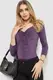 Боди нарядное, цвет фиолетовый, 244R100