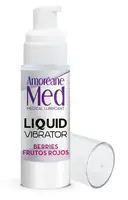 Стимулюючий лубрикант від Amoreane Med: Liquid vibrator - Berries (рідкий вібратор), 30 ml
