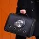 Сумка с иллюминатором для переноски кошек и собак 41x29x25 см CosmoPet CP-18 Black