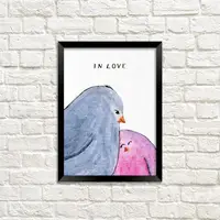 Постер в рамке In love 15x21 см, A5 (MT5_19L023)