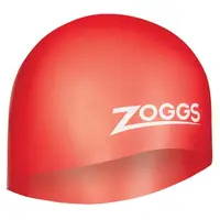Шапочка для плавания Zoggs Easy-fit Silicone Cap красная
