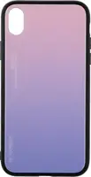 Чехол-накладка TOTO Gradient Glass Case Apple iPhone XR Pink