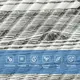 Панель стеновая 3D 500х500х5мм Бамбук Дерево Зебра SW-00002884