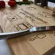 Деревянная кухонная разделочная доска 45 х 30 см с гравировкой