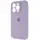 Cиликоновый чехол для iPhone 14 Pro - Full Camera с микрофиброй (Лого), Purple
