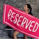 Полотенце пляжное с принтом Reserved 150x70 см (PLB_21J006)