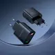 Адаптер сетевой Borofone Ilustre single-port charger with digital display BA95A |1USB, 18W/3A, QC3.0