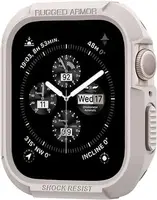 Чохол Spigen для Apple Watch 4/5/6/7/8/9/SE (45/44 mm) - Rugged Armor, Dune Beige (ACS07379)