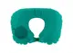 Надувная подушка с помпой Travel Neck Pillow Бирюзовая