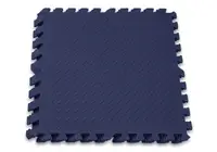 Татами мат EasyFit SwallowTail 4 шт (60х60х1 см) пазл ласточкин хвост синий