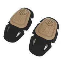 Тактичні захисні наколінники налокітники Han-Wild G4 Sand Khaki гнучкі захисні для військовослужбовців