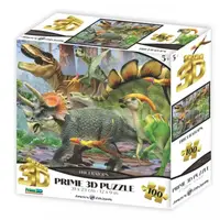 Пазлы 3D Prime Динозавры 13742 100 деталей