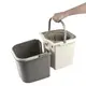 Набор для уборки Planet Spin Mop Duo 19 л кремово-серый