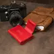Кожаная визитница GRANDE PELLE 11412 Красный