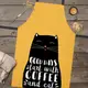 Кухонный фартук полноцветный Colorful Good days start with coffee and cat  75х51 см