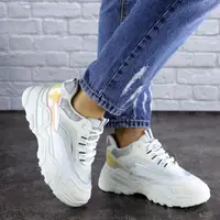 Женские кроссовки Fashion Ferris 1749 39 размер 24 см Белый