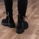 Ботинки женские зимние Fashion Beau 3338 41 размер 26 см Черный
