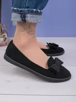 Балетки женские Fashion Т1425 38 размер 23,5 см Черный