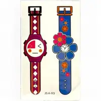 Тату временное (неоновое) "Часы" 12,5 см