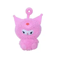 Игрушка-светяшка с петелькой аниме "Kuromi (Куроми)", 7 см, розовая
