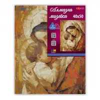 Алмазна мозаїка на підрамнику Santi Марія з дитиною 956068 40х50 см