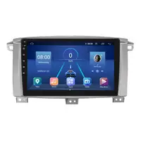 Штатная магнитола 9" Lesko для Toyota Land Cruiser 100 Series Рестайлинг 2 2005-2007 6/128Gb 4G Wi-Fi GPS Top