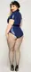 Костюм строгой полицейской Amanda XL/XXL