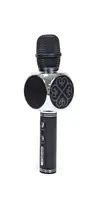 Беспроводной микрофон-караоке In Trend, стальной, мини колонка. Black and silver (513441496)