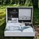 Подарочный набор полотенец с бахромой La Maison + ароматическая свеча Nola Ekru