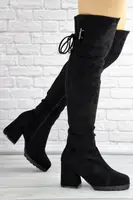 Женские зимние ботфорты Fashion Vanessa 1370 36 размер 23 см Черный