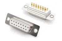 50 шт - Конекторы DB15 2u Gold RS232 COM-порт Female