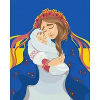 Картина по номерам "Мама Украина ©Anastasiia Kasarda"★★★★