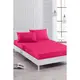 Простынь на резинке с наволочками Eponj Home Paint - D.Boya Fusya фуксия 160*200