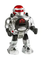 Робот Галактик на радиоуправлении WToys, свет, песни, викторина, стреляет дисками, истории. Silver (147734)