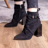 Ботильйони жіночі Fashion Stooker 2406 36 розмір 23,5 см Чорний
